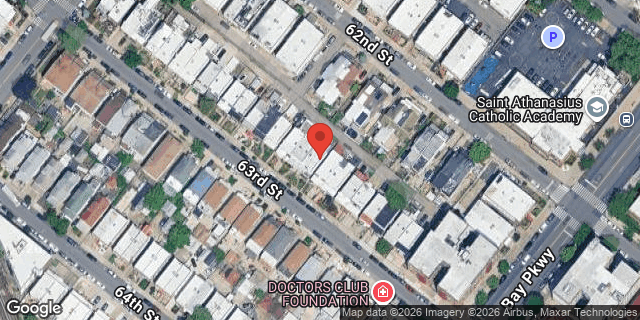 Aerial map of 2149 63 STREET, Brooklyn