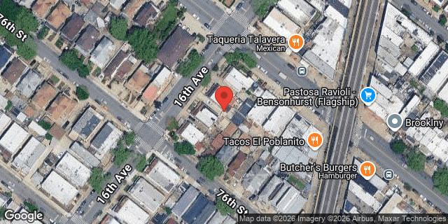 Aerial map of 7511 16 AVENUE, Brooklyn