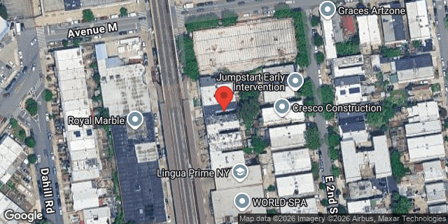 Aerial map of 1519 MCDONALD AVENUE, Brooklyn