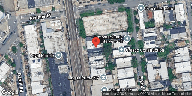 Aerial map of 1515 MCDONALD AVENUE, Brooklyn