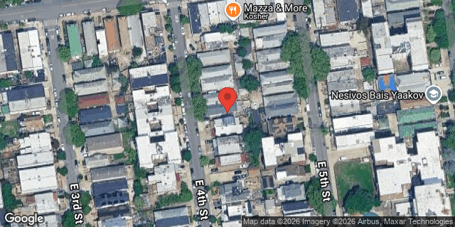 Aerial map of 1415 EAST 4 STREET, Brooklyn