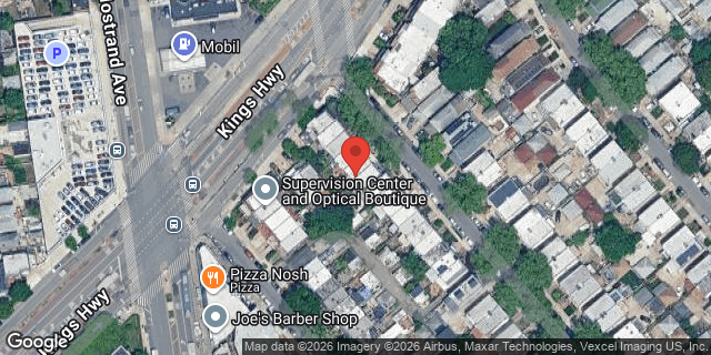 Aerial map of 1478 EAST 32 STREET, Brooklyn
