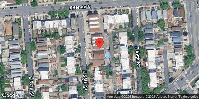 Aerial map of 1543 EAST 58 STREET, Brooklyn