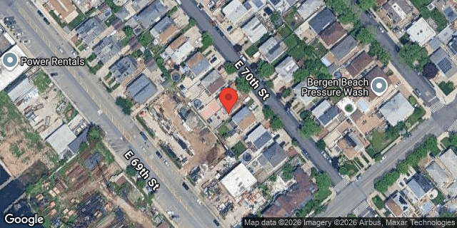 Aerial map of 2254 EAST 70 STREET, Brooklyn