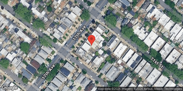 Aerial map of 7111 17 AVENUE, Brooklyn