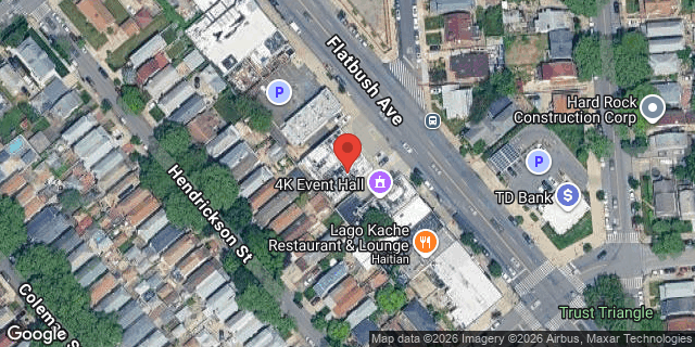 Aerial map of 2176 FLATBUSH AVENUE, Brooklyn