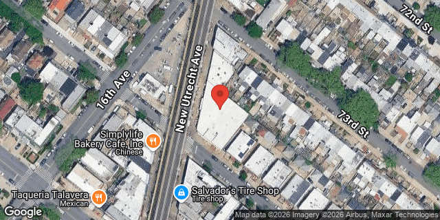 Aerial map of 7307 NEW UTRECHT AVENUE, Brooklyn