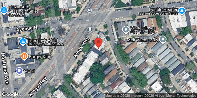 Aerial map of 3148 KINGS HIGHWAY, Brooklyn