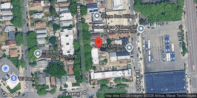 Aerial map of 1781 EAST 48 STREET, Brooklyn