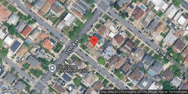 Aerial map of 8219 12 AVENUE, Brooklyn
