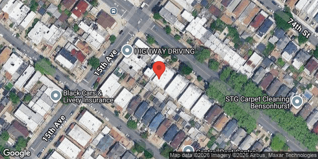 Aerial map of 1514 BAY RIDGE PARKWAY, Brooklyn