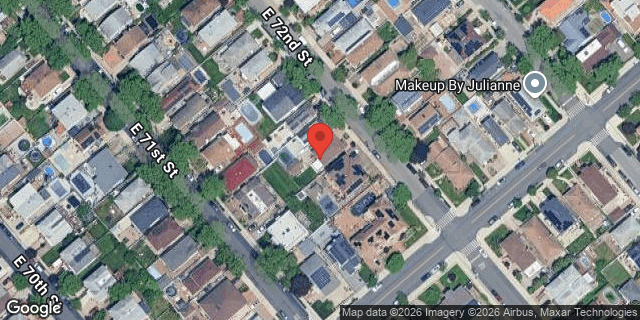 Aerial map of 2264 EAST 72 STREET, Brooklyn
