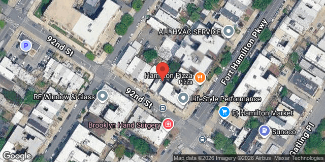 Aerial map of 545 92 STREET, Brooklyn