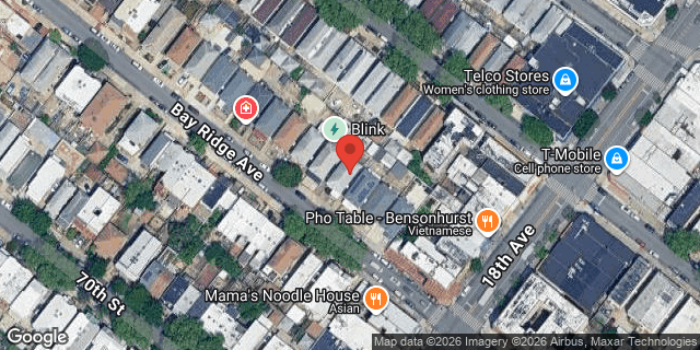 Aerial map of 1767 BAY RIDGE AVENUE, Brooklyn