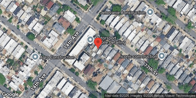 Aerial map of 1412 77 STREET, Brooklyn