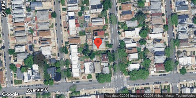 Aerial map of 1564 EAST 56 STREET, Brooklyn