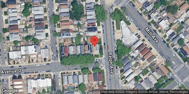 Aerial map of 5921 AVENUE O, Brooklyn