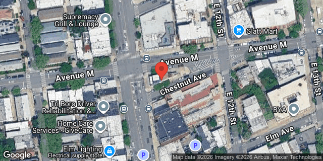 Aerial map of 1635 CONEY ISLAND AVENUE, Brooklyn