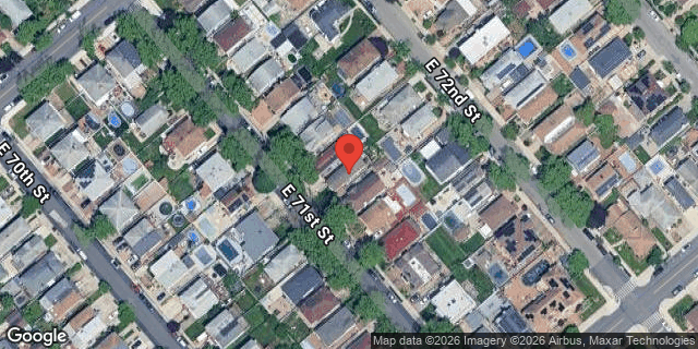 Aerial map of 2241 EAST 71 STREET, Brooklyn