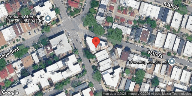 Aerial map of 101 MARINE AVENUE, Brooklyn