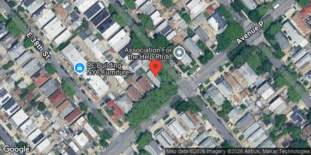 Aerial map of 3819 AVENUE P, Brooklyn