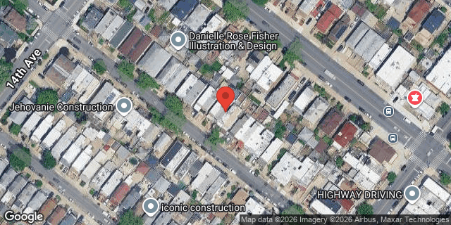Aerial map of 1441 76 STREET, Brooklyn