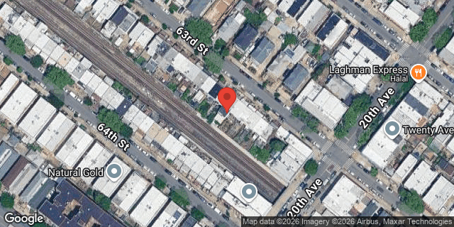 Aerial map of 1956 63 STREET, Brooklyn