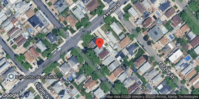 Aerial map of 2207 EAST 71 STREET, Brooklyn