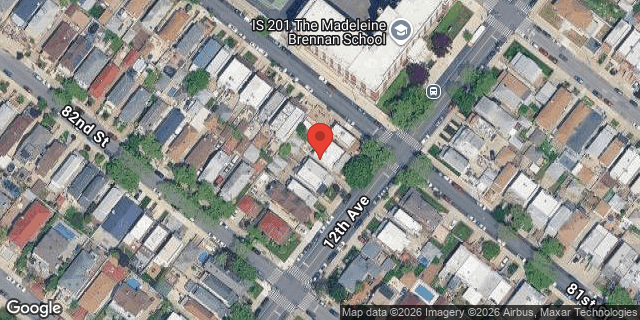 Aerial map of 8106 12 AVENUE, Brooklyn