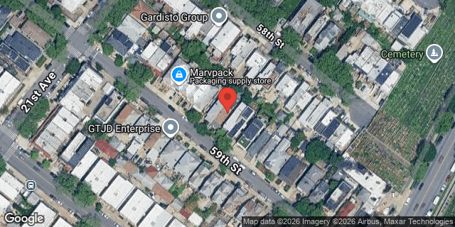 Aerial map of 2135 59 STREET, Brooklyn