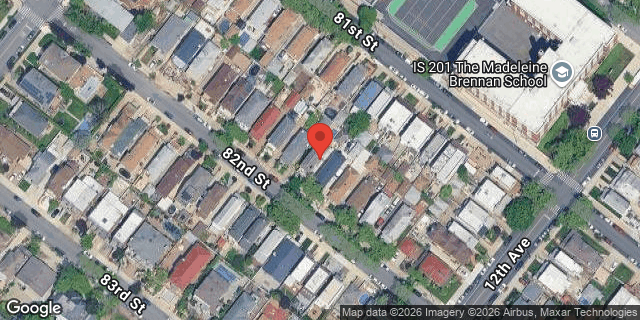 Aerial map of 1151 82 STREET, Brooklyn