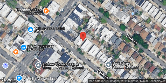 Aerial map of 1317 78 STREET, Brooklyn