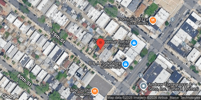 Aerial map of 1265 79 STREET, Brooklyn