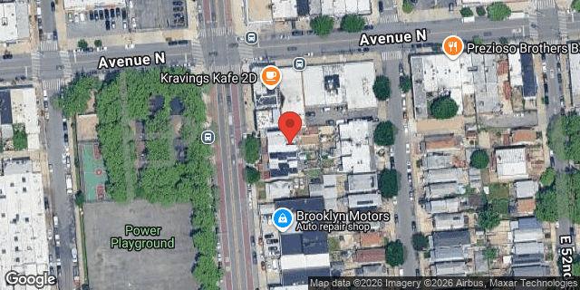 Aerial map of 2179 UTICA AVENUE, Brooklyn