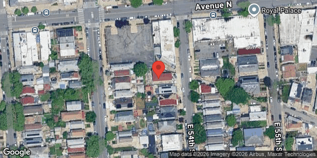 Aerial map of 1590 EAST 54 STREET, Brooklyn