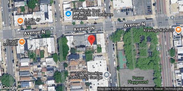 Aerial map of 4816 AVENUE N, Brooklyn