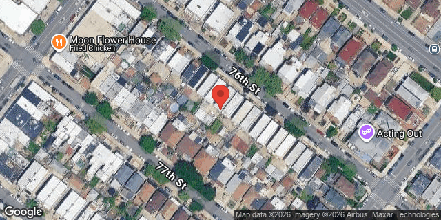 Aerial map of 1340 76 STREET, Brooklyn