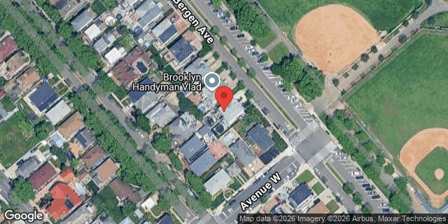 Aerial map of 2266 BERGEN AVENUE, Brooklyn