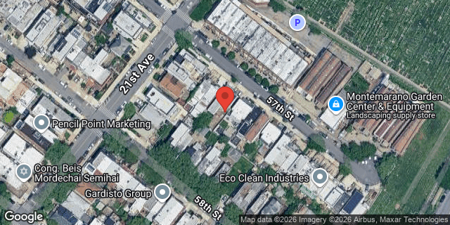 Aerial map of 2118 57 STREET, Brooklyn