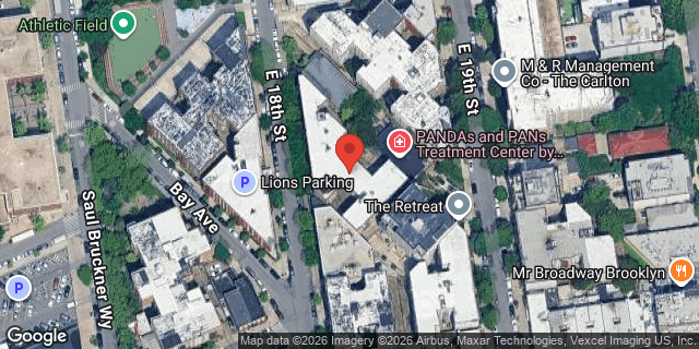Aerial map of 1269 EAST 18 STREET, Brooklyn