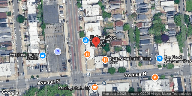 Aerial map of 2151 UTICA AVENUE, Brooklyn