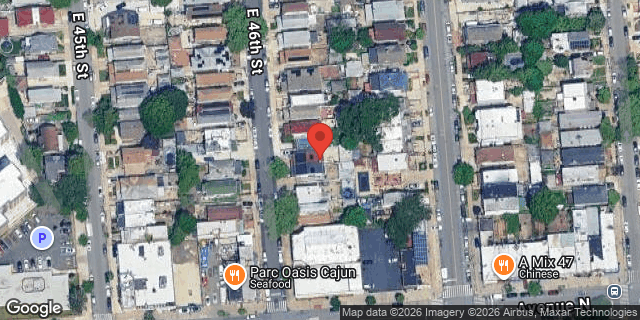 Aerial map of 1683 EAST 46 STREET, Brooklyn