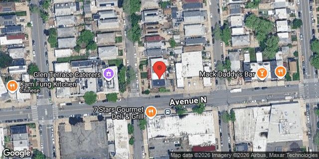 Aerial map of 1569 EAST 54 STREET, Brooklyn