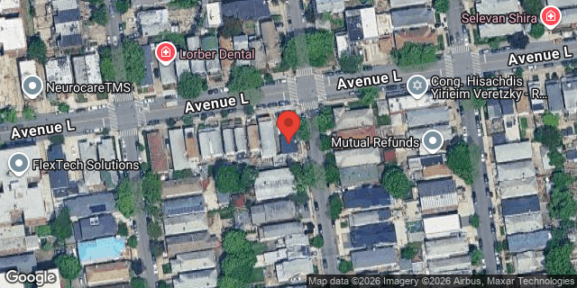 Aerial map of 730 AVENUE L, Brooklyn