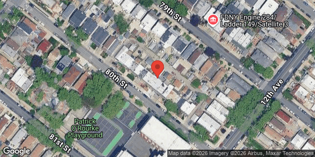 Aerial map of 1151 80 STREET, Brooklyn