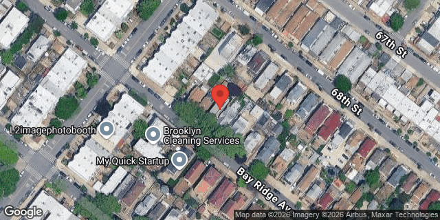 Aerial map of 1623 BAY RIDGE AVENUE, Brooklyn