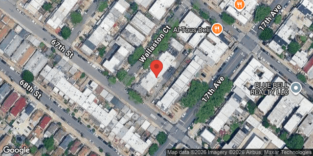 Aerial map of 6627 WALLASTON COURT, Brooklyn