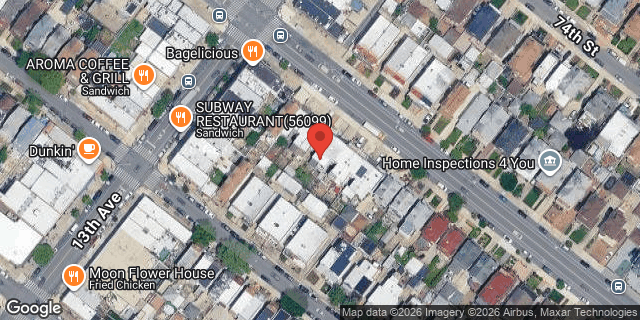Aerial map of 1320 BAY RIDGE PARKWAY, Brooklyn