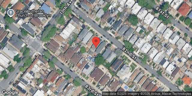 Aerial map of 1024 82 STREET, Brooklyn