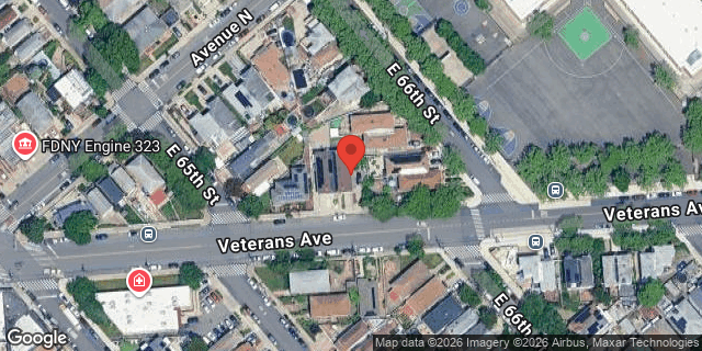 Aerial map of 6513 VETERANS AVENUE, Brooklyn